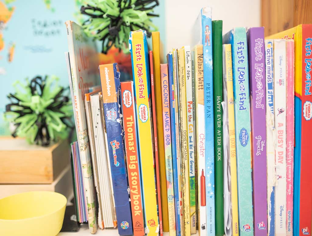 UP early intervention clinic benefits books on shelf